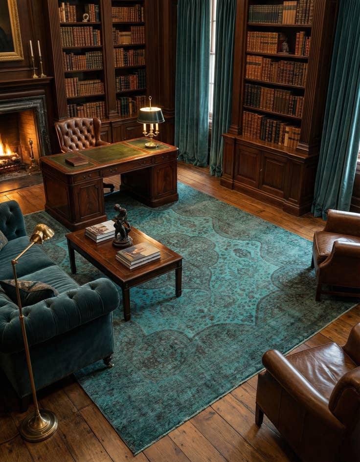 Detail image of 9' 7 x 12' 7  Hand Knotted Ultra Vintage Persian Wool Rug