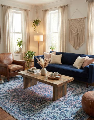 9' 2 x 12' Washable Francesca Rug