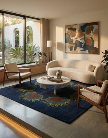 7' 6 x 7' 7 Luna Square Rug