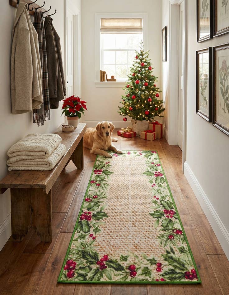 Detail image of 2' x 5' 1  Washable Jill Zarin Caribbean Indoor / Outdoor Runner Rug