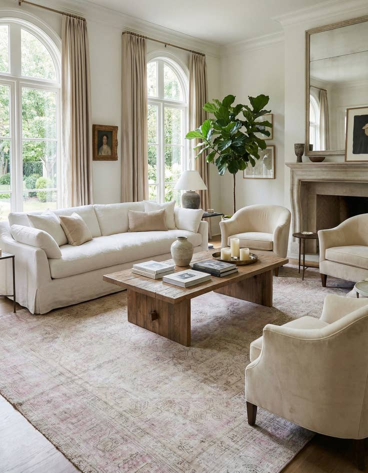 Detail image of  7' 8 x 10' 5  Hand Knotted Ultra Vintage Persian Wool Rug