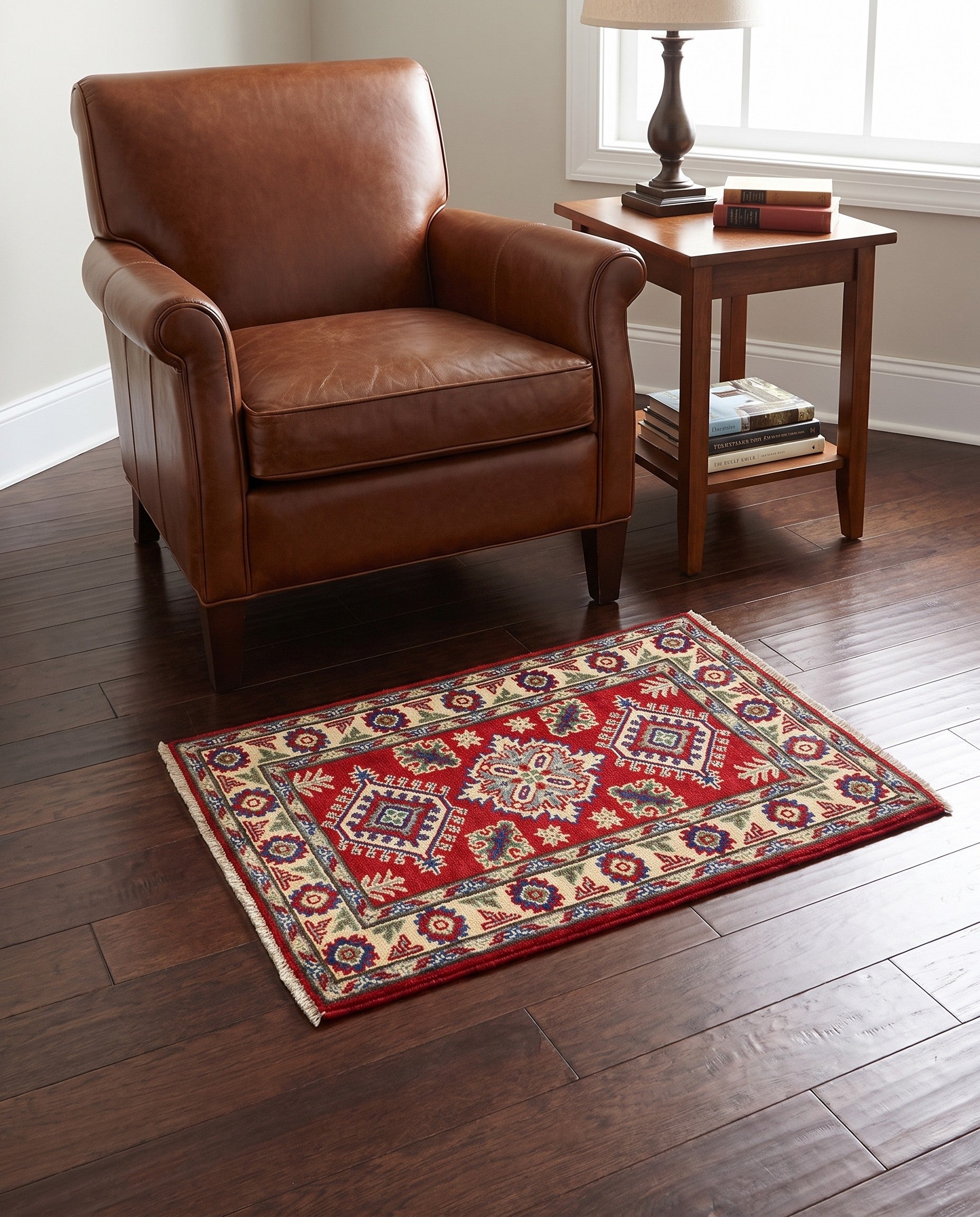 2' 1 x 3' Hand Knotted Kazak Rug