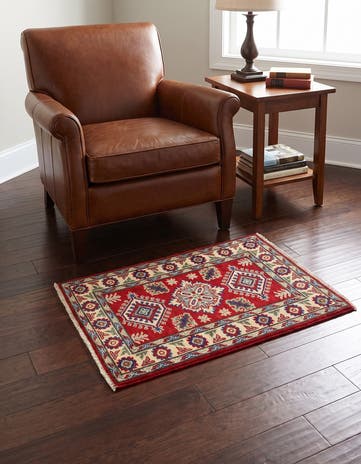 2' 1 x 3' Hand Knotted Kazak Rug