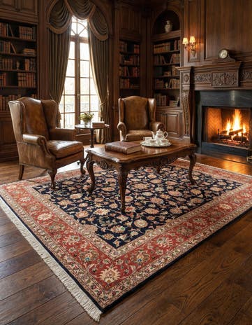 6' 9 x 8' 8 Tabriz Rug
