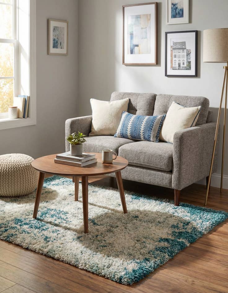 Detail image of  2' x 3' Soft Touch Shag Rug