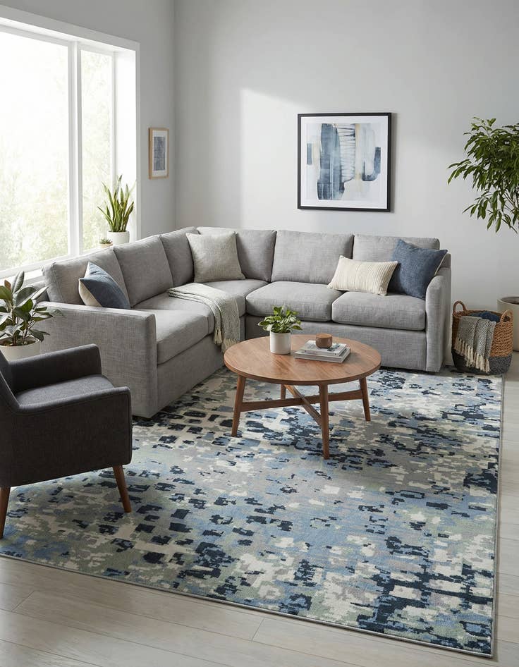 Detail image of 7' 10 x 10' Kamala Washable Rug