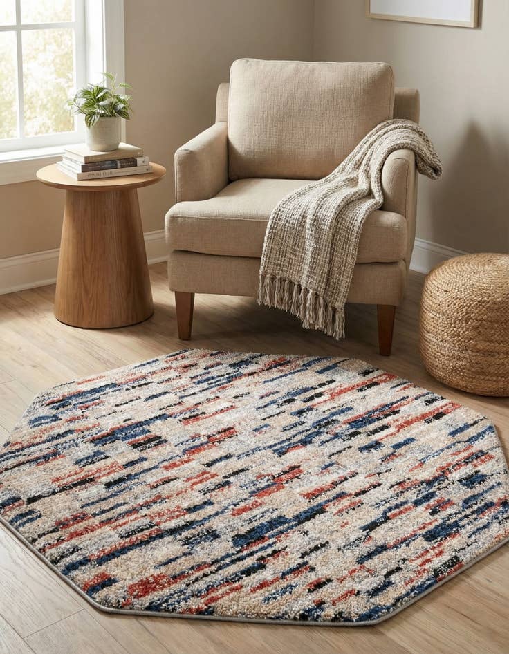 Detail image of 4' x 4' Tucson Octagon Rug