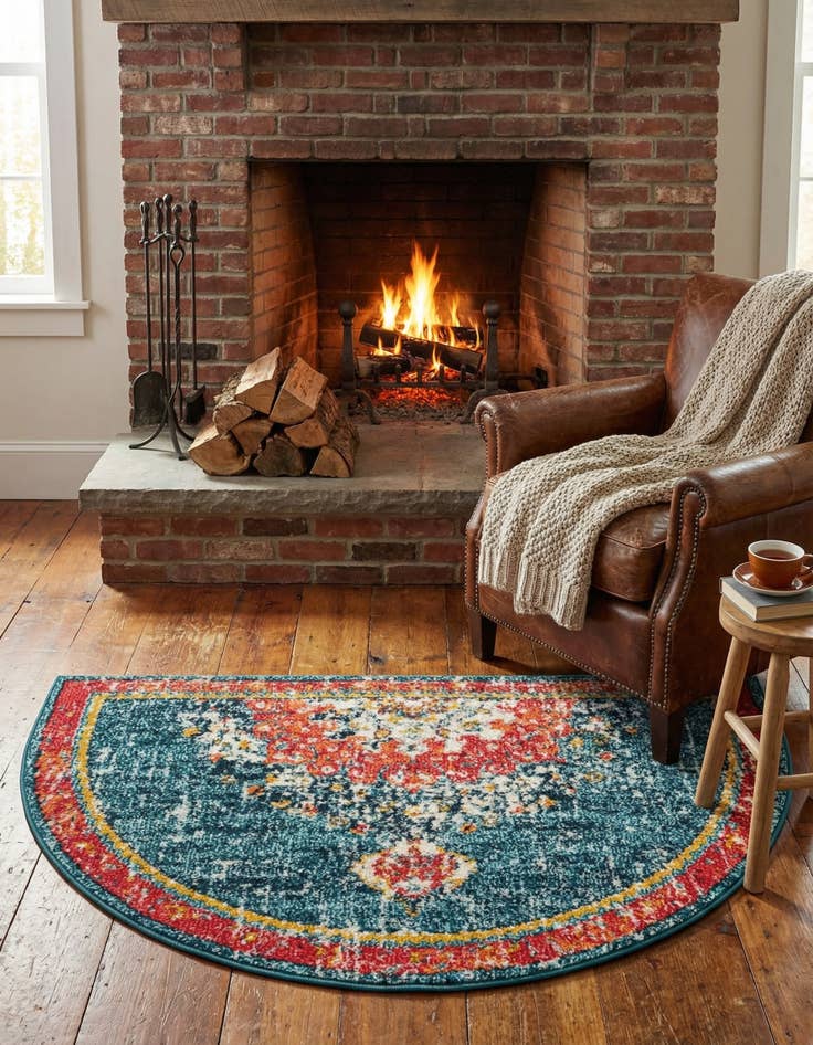 Detail image of  2' 7 x 4' Madeline Hearth Rug