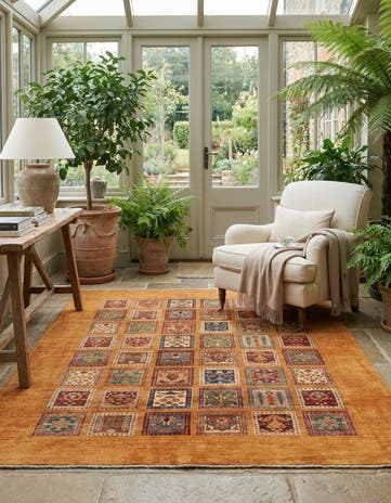 5' 10 x 7' 7 Hand Knotted Ariana Ziegler Rug
