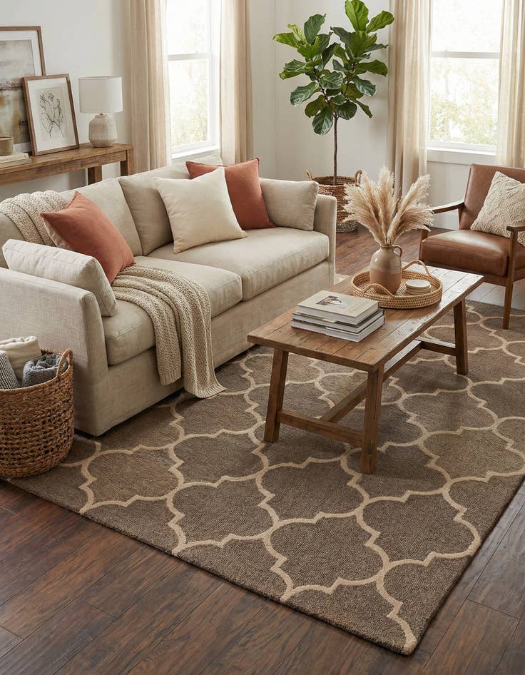 Detail image of 5' 2 x 8' 2 Luna Rug