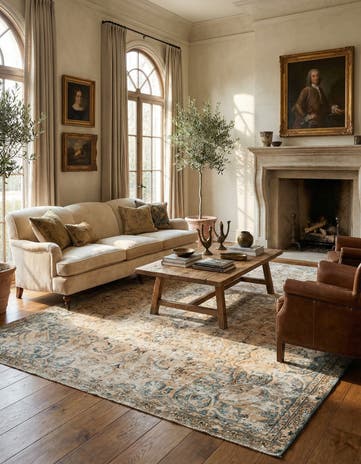 7' 9 x 10' 7 Vintage Wool Rug