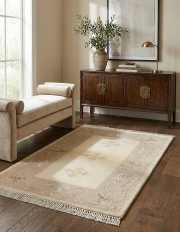 2' 11 x 4' 7 Hand Knotted Darya Wool Rug