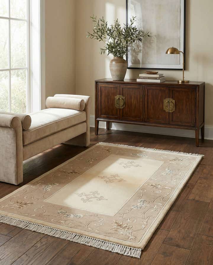 2' 11 x 4' 7 Hand Knotted Darya Wool Rug