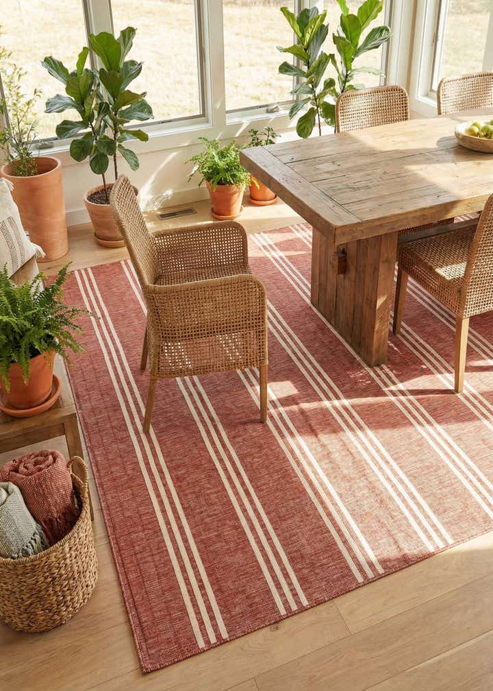 10' 8 x 10' 8 Easy-Clean Jill Zarin Anguilla Indoor / Outdoor Square Rug