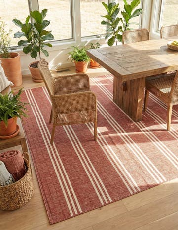 10' 8 x 10' 8 Easy-Clean Jill Zarin Anguilla Indoor / Outdoor Square Rug