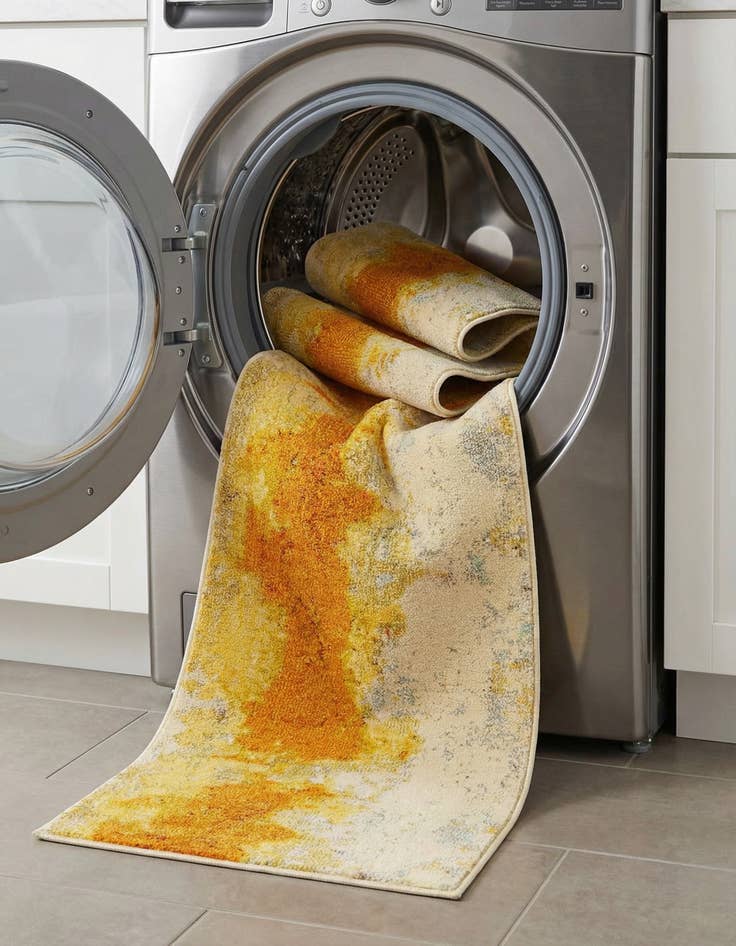 Detail image of 2' 2 x 6' 9  Washable Casablanca Runner Rug