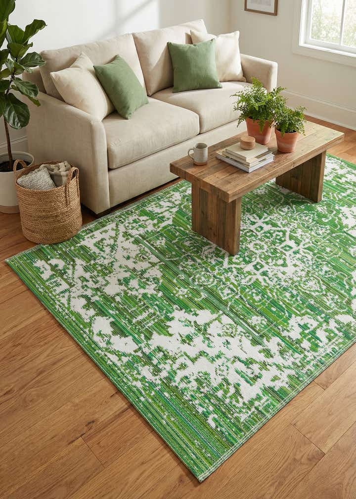 5' x 8' Easy-Clean Vista Breeze Indoor / Outdoor Rug