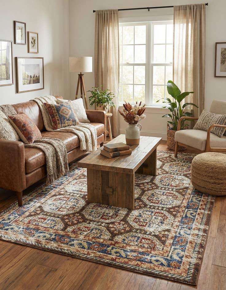 Detail image of 5' 2 x 7' 6 Arcadia Rug