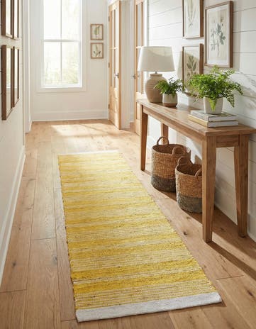 2' 7 x 10' Hand Woven Lariat Runner Rug