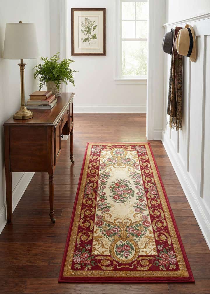 2' x 5' Easy-Clean Traditional Indoor / Outdoor Runner Rug