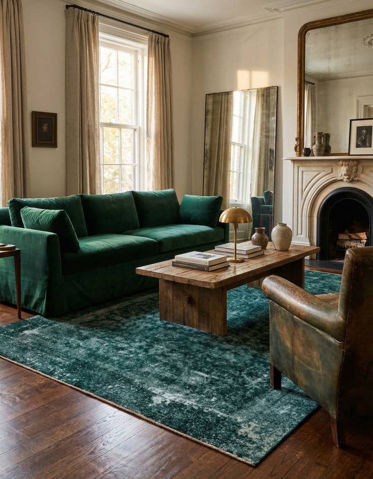 Detail image of 9' 2 x 12' 8  Hand Knotted Ultra Vintage Persian Wool Rug