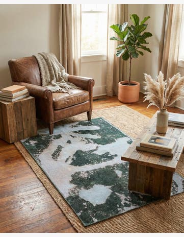3' 4 x 5' Hand Knotted Ultra Vintage Persian Wool Rug