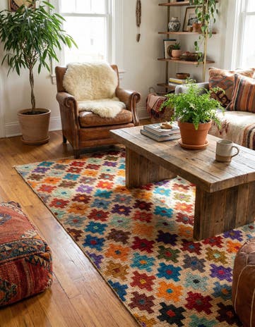 3' 4 x 5' Hand Knotted Balouch Wool Rug