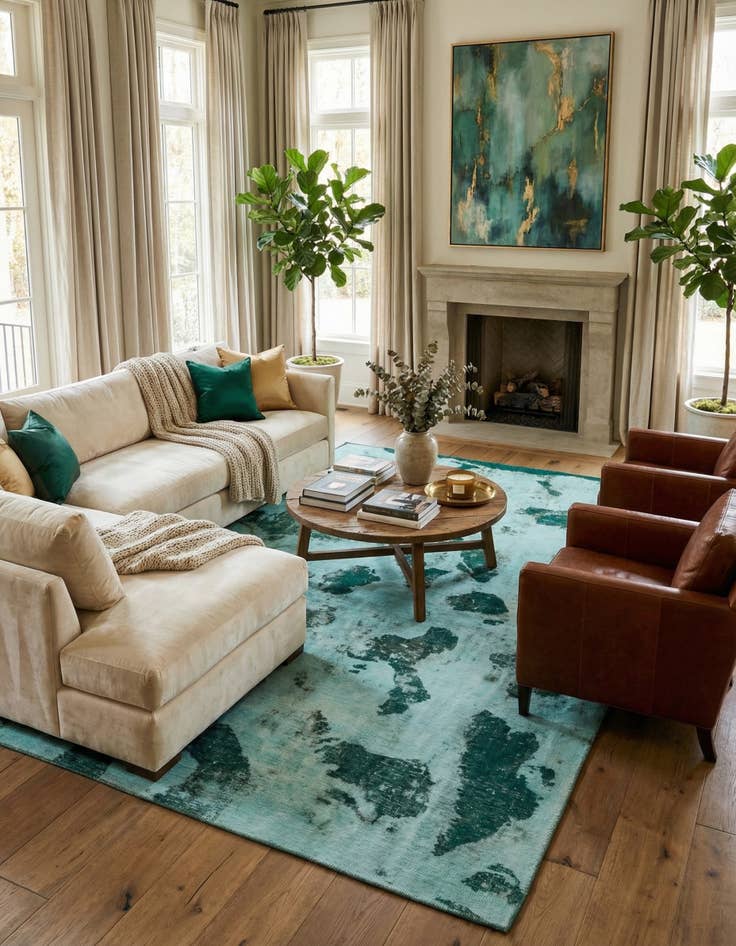 Detail image of  7' 4 x 10' 2  Hand Knotted Ultra Vintage Persian Wool Rug