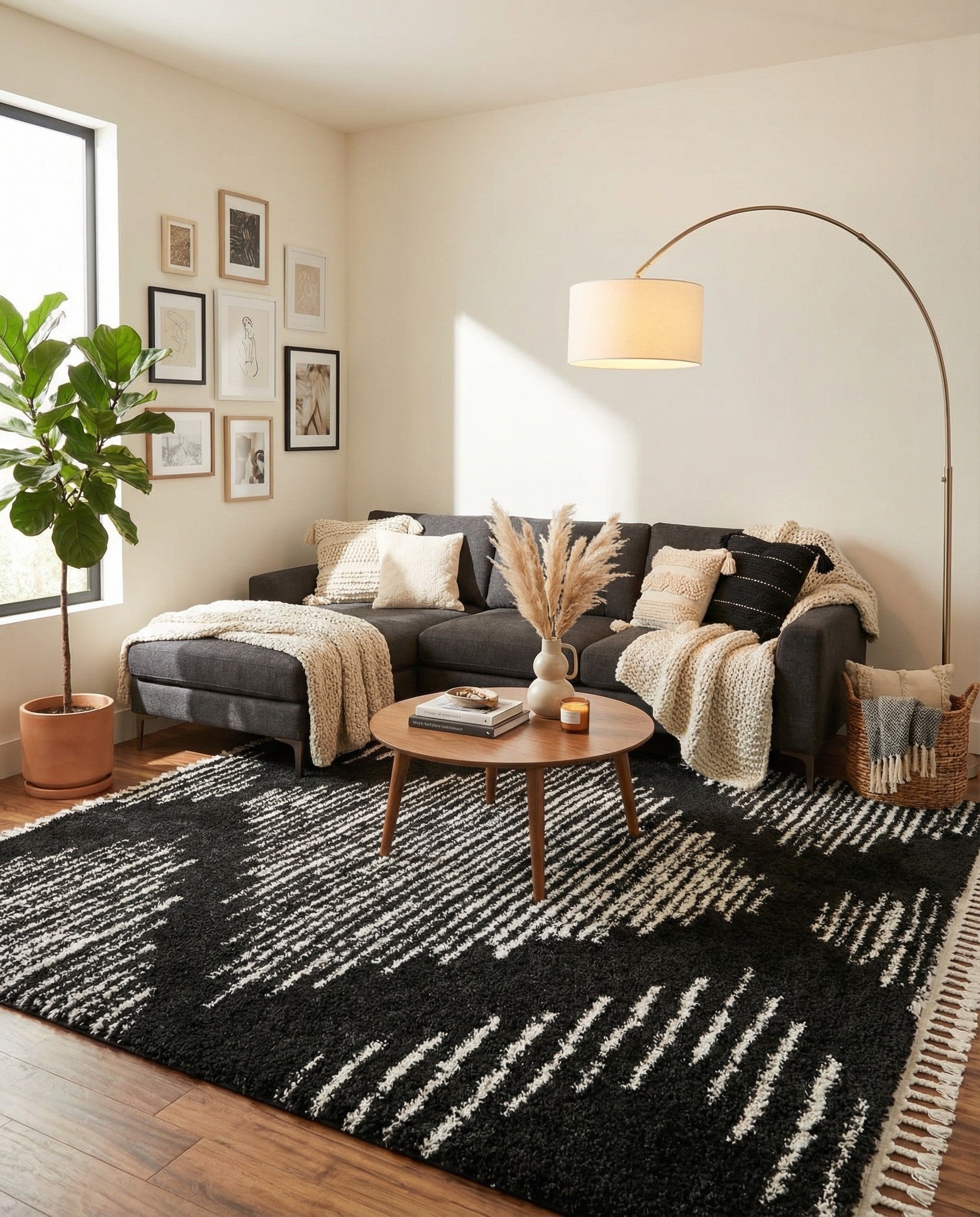  10' x 10' Serenity Shag Square Rug