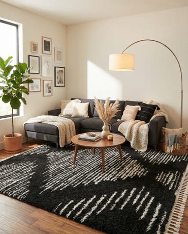  10' x 10' Serenity Shag Square Rug