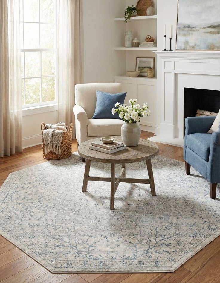 Detail image of  7' x 7' Newport Octagon Rug