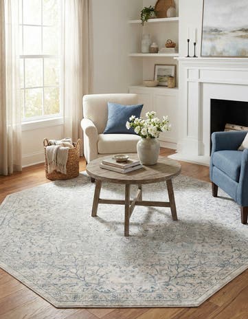 Gray Newport Octagon Rug