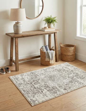 White Arlington Rug