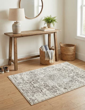 White Arlington Rug