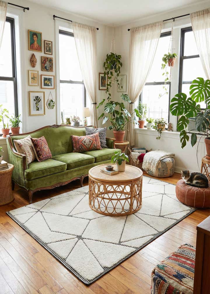 5' 3 x 8' Prismatic Rug