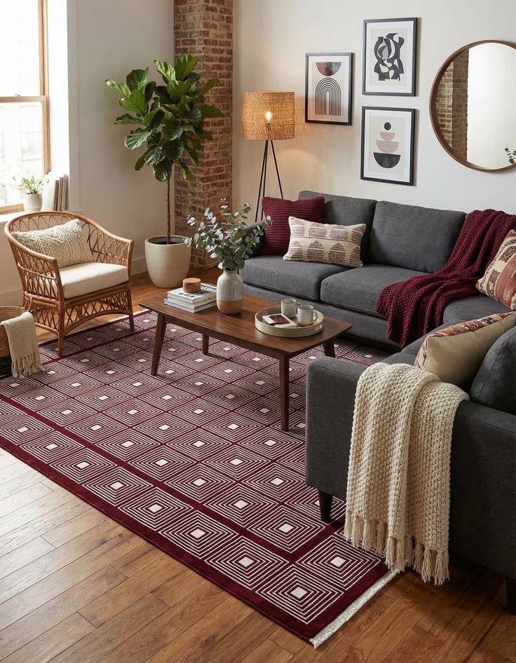 Detail image of  7' 10 x 10' Aakaar Rug