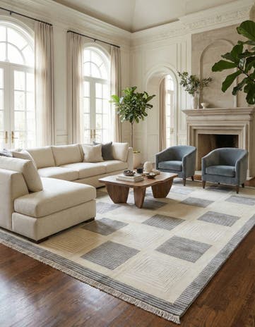 8' 2 x 11' 11 Hand Knotted Darya Wool Rug