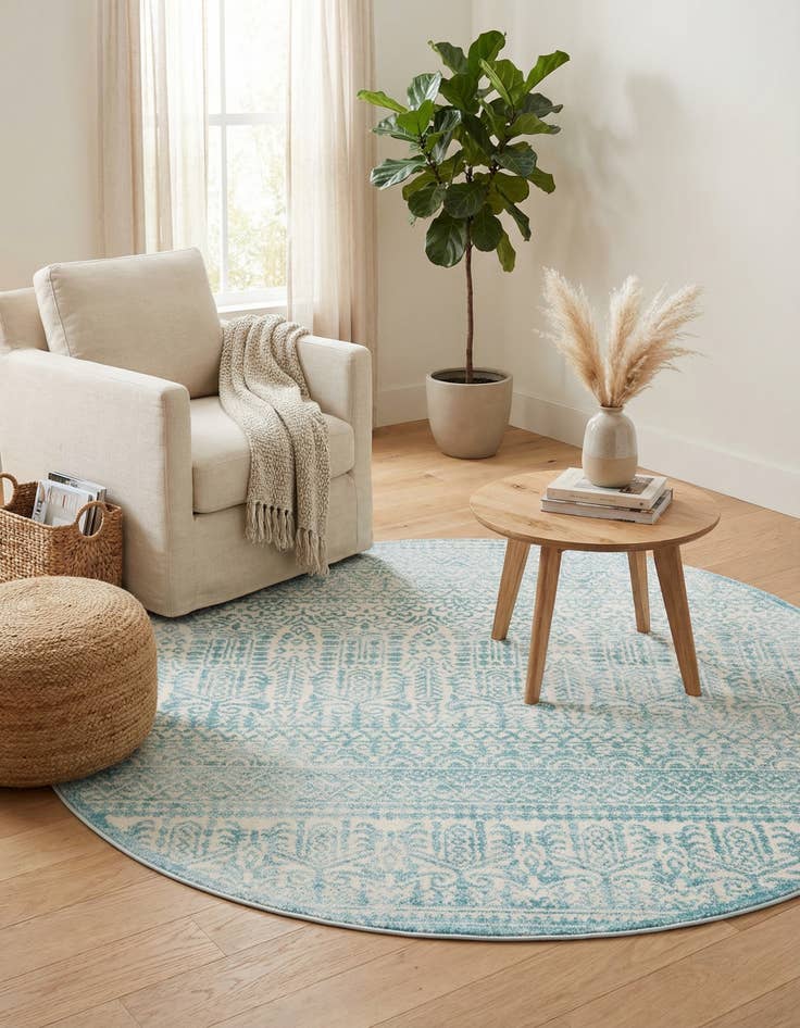 Detail image of Jill Zarin 5' 3 x 5' 3 Uptown Cloisters Round Rug