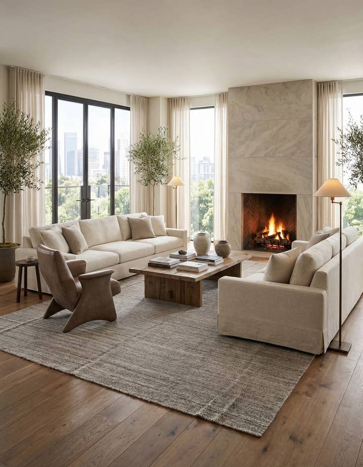 Detail image of 10' 3 x 13' 7  Hand Woven Kilim Modern Wool Rug