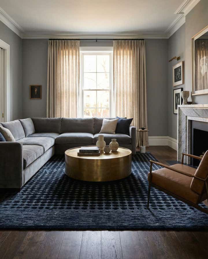 6' x 10' Hand Knotted Darya Wool Rug