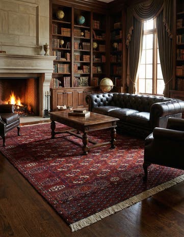 6' 4 x 9' 7 Bokhara Wool Rug