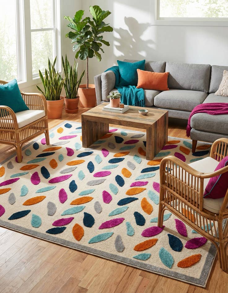 Detail image of 7' 10 x 10'  Washable Aruba Indoor / Outdoor Rug