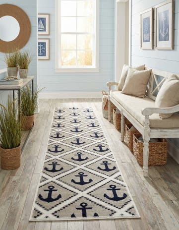 Gray Sydney Runner Rug