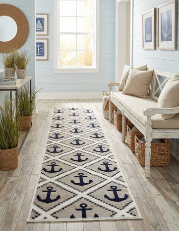 Gray Sydney Runner Rug