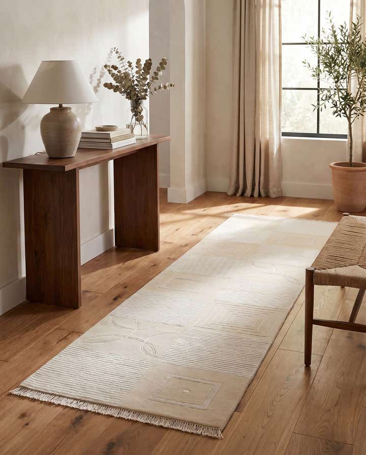 85cm x 300cm Handgeknüpft Darya Wolle Läufer Teppich