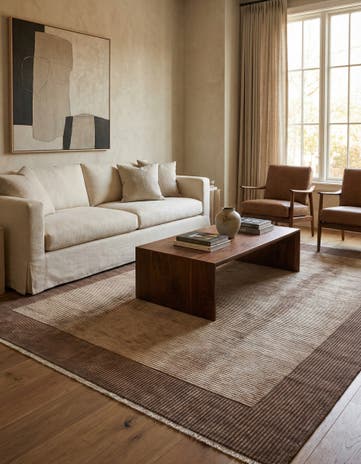 6' 6 x 9' 10 Hand Knotted Darya Wool Rug