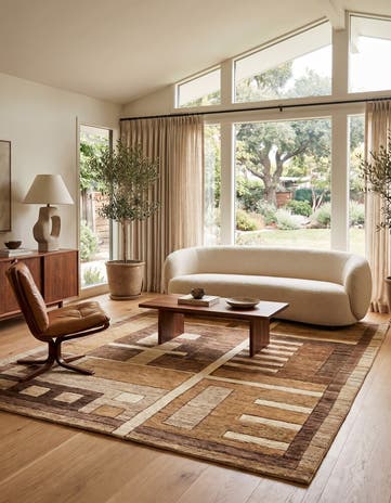 4' 9 x 6' 7 Juma Wool Rug