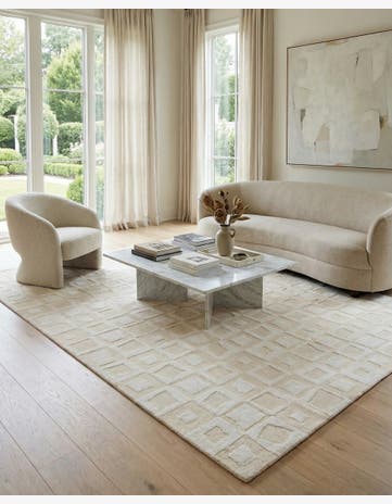 6' 9 x 10' 3 Hand Knotted Darya Wool Rug