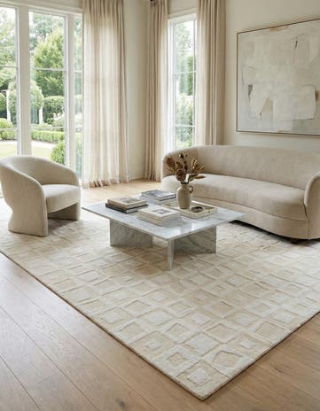 6' 9 x 10' 3 Hand Knotted Darya Wool Rug