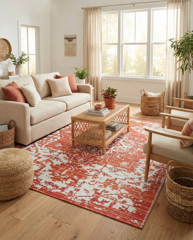 Detail image of 7' 10 x 10' Easy-Clean Vista Breeze Indoor / Outdoor Rug